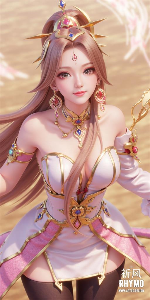 王者荣耀 AI同人 虞姬-愿照·岁时盈 精品插画壁纸