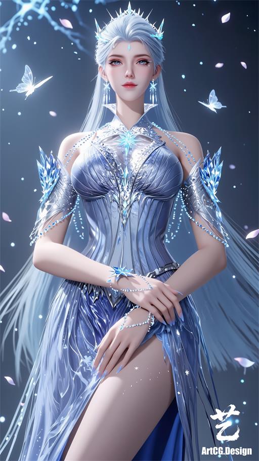 斗罗大陆 绝世唐门 雪女 雪帝 手机壁纸