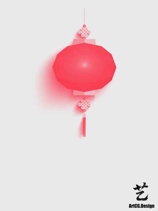 00007.简洁的中秋灯笼ps Photoshop Procreate笔刷